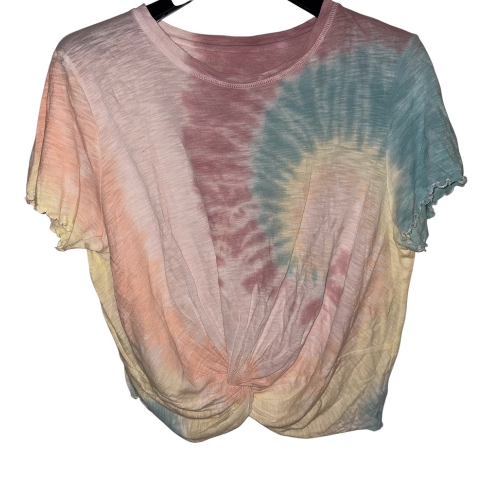 American Eagle Outfitters Pastel Tie-Dye Short Sleeve Tee